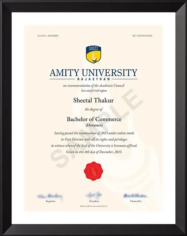 Certificate Preview