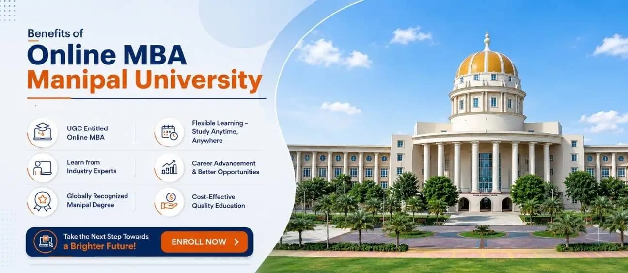 Benefits of UGC entitled Manipal Online MBA
