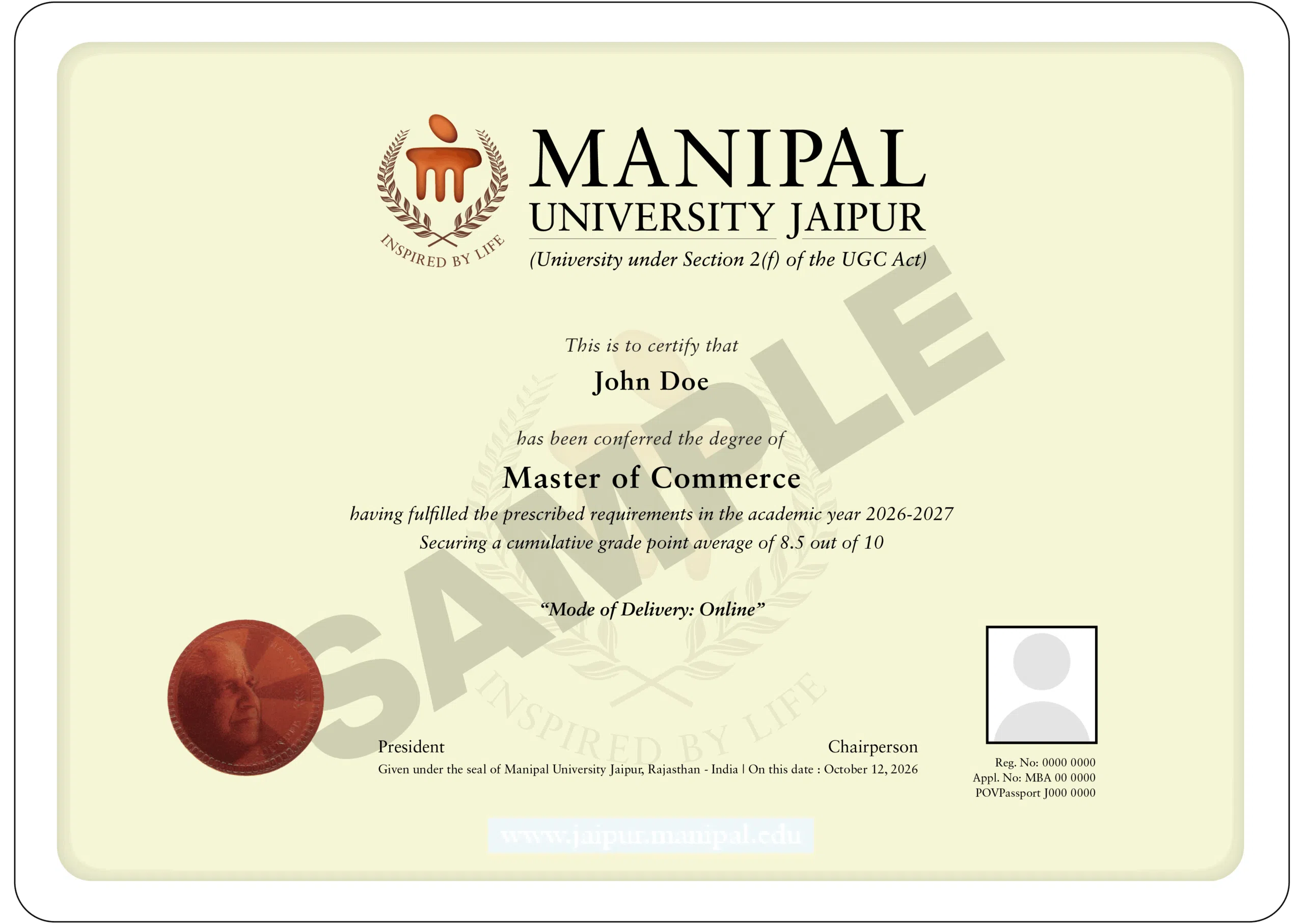 Certificate Preview