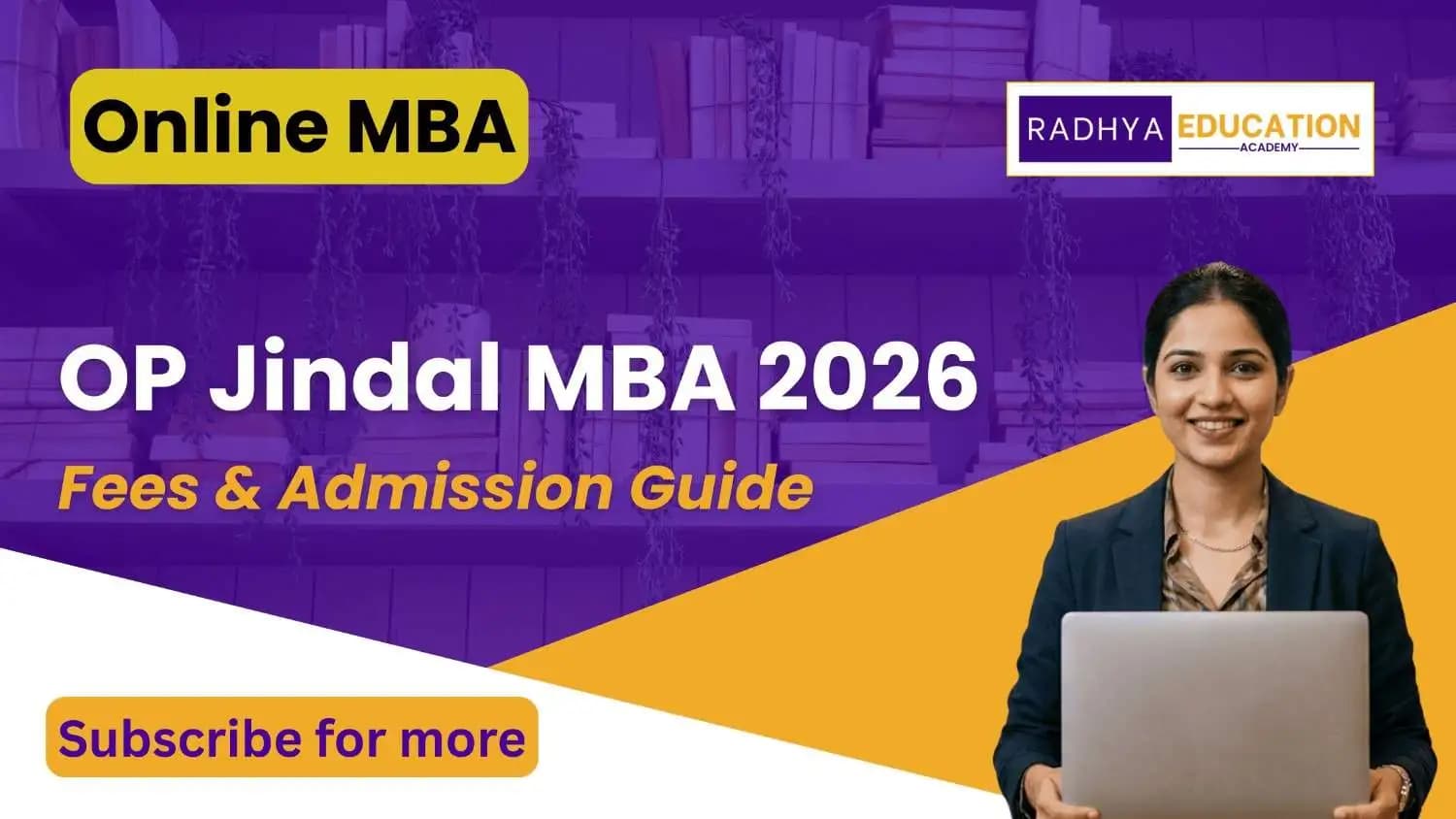 OP Jindal Online MBA 2026 - Fees, One-Year MBA, Executive MBA & Specializations