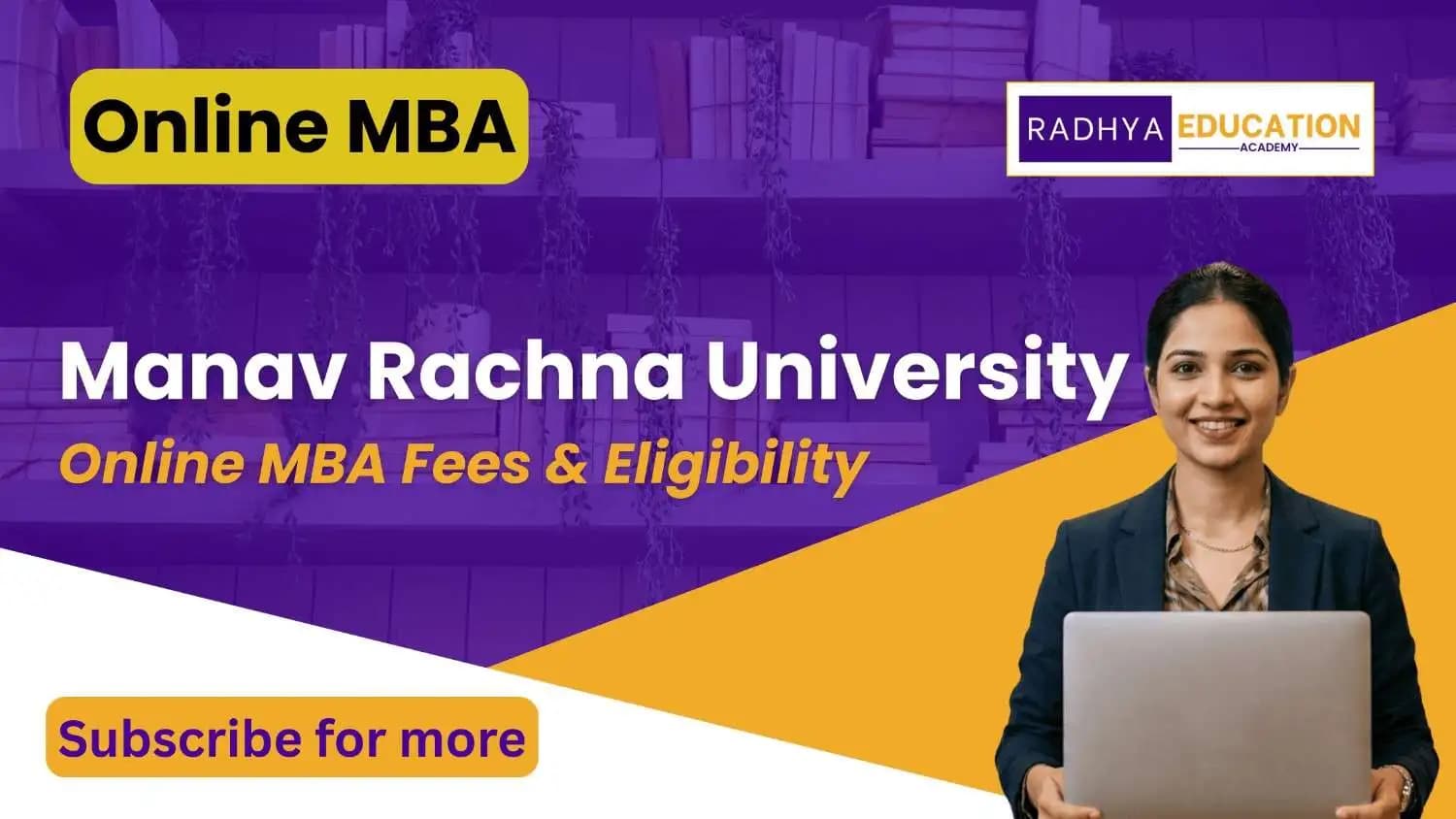 Manav Rachna Online MBA 2026 – Fees, Admission & Specializations