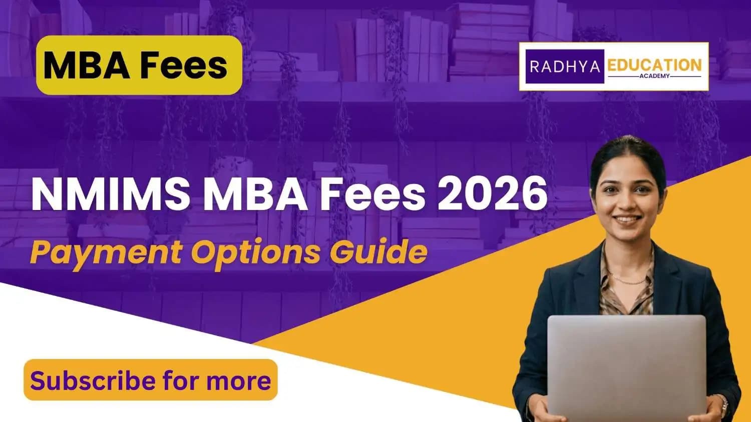 NMIMS Online MBA Fees 2026: Fees Breakdown & Payment Options