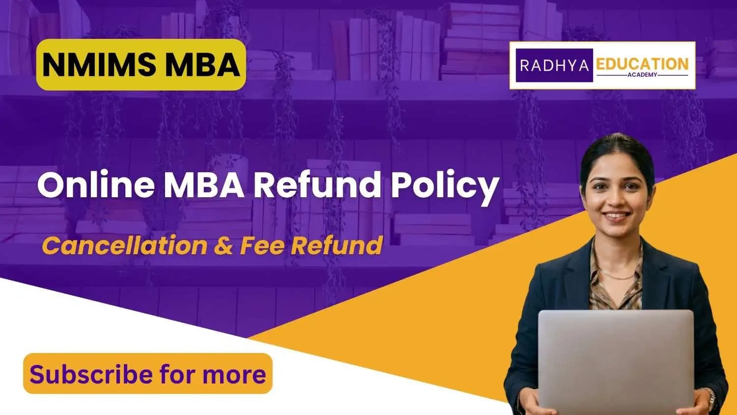 NMIMS Online MBA Refund Policy 2026