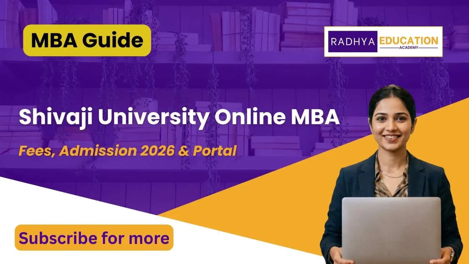 Shivaji University Online MBA 2026