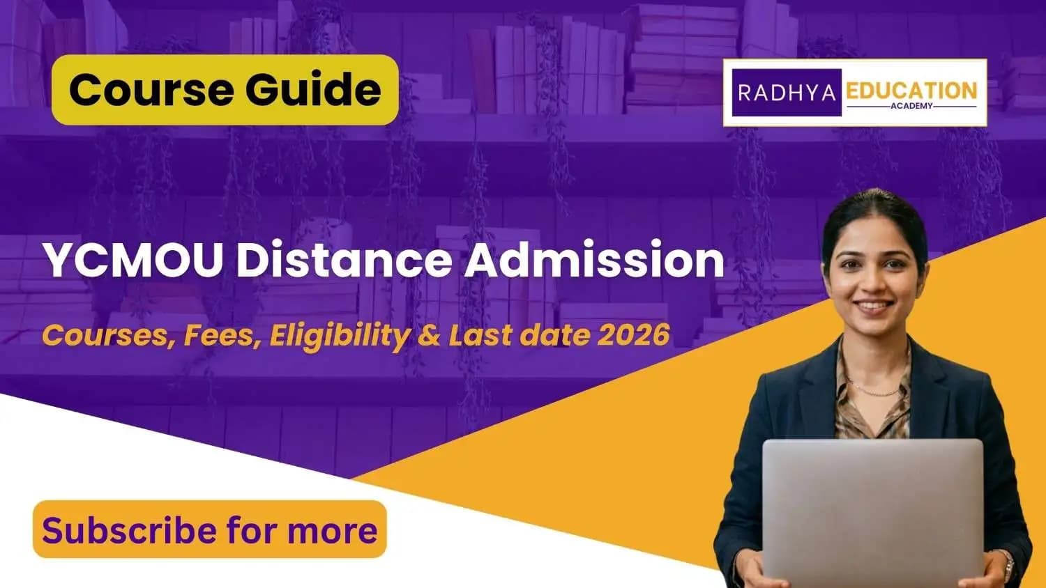 YCMOU (Maharashtra) Distance Admission 2026