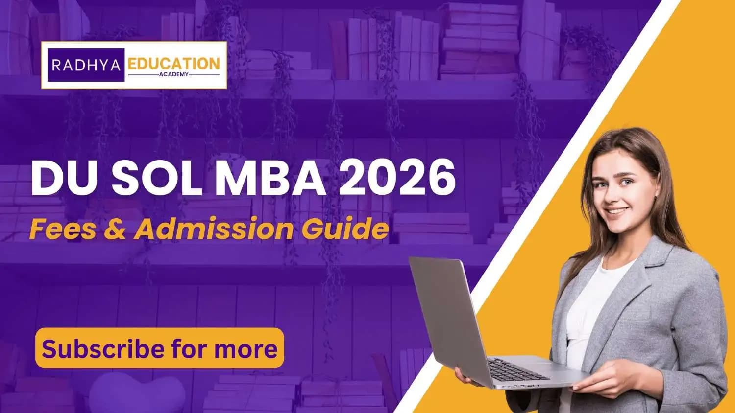 Delhi University Online MBA (DU SOL) 2026: Fees, Eligibility, Syllabus & Admission Guide