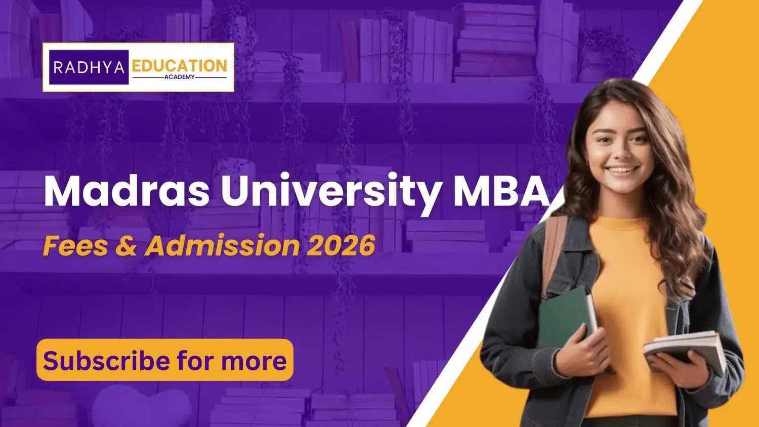 University of Madras Online MBA (IDE UNOM) 2026: Fees, Eligibility, Syllabus & Admission Guide