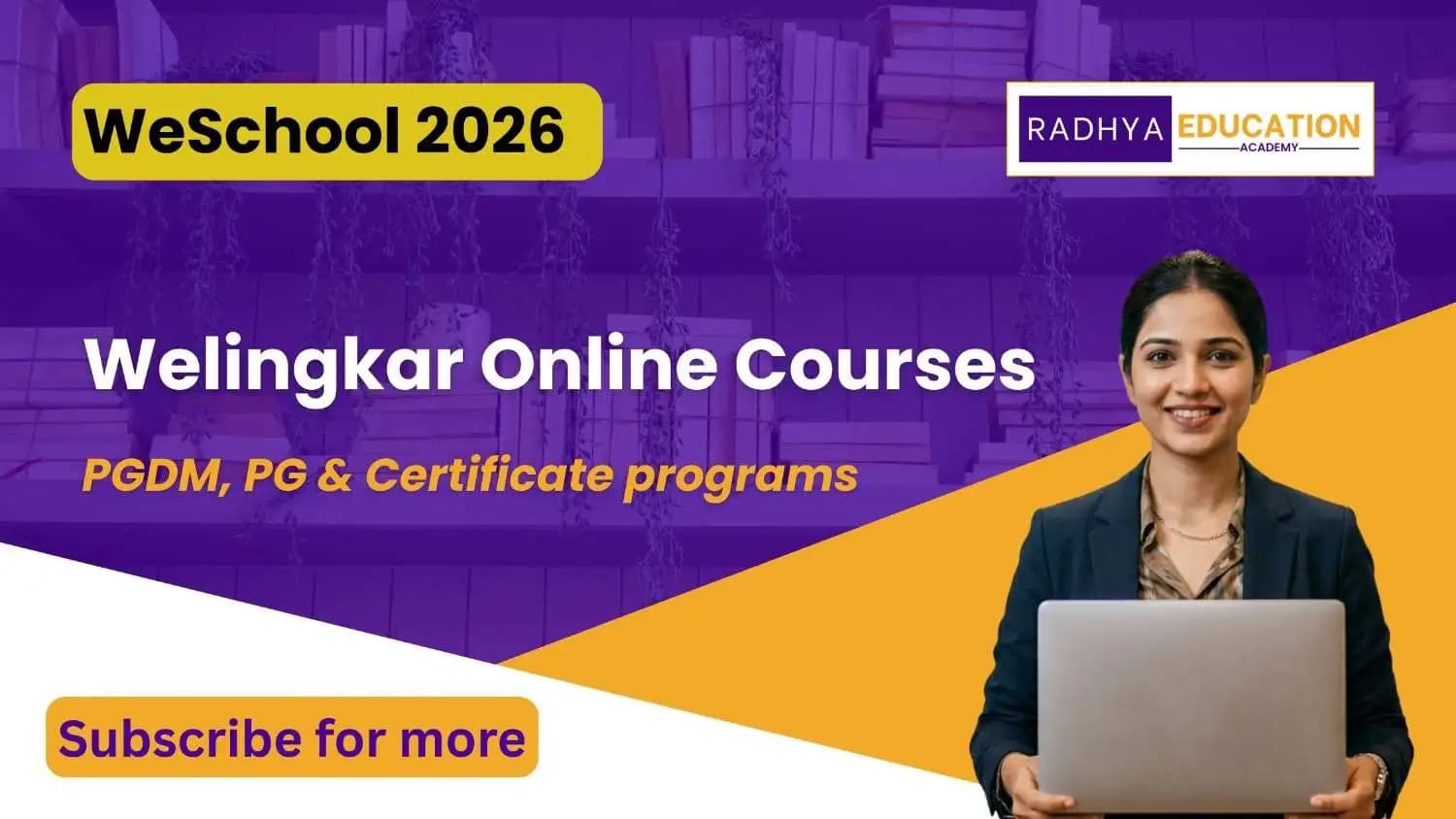 Welingkar Institute of Management Development and Research Online Courses 2026