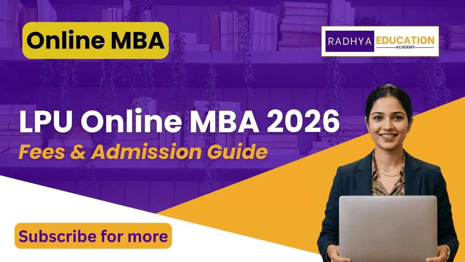 LPU Online MBA 2026: Fees, Eligibility, Specializations & Admission Guide